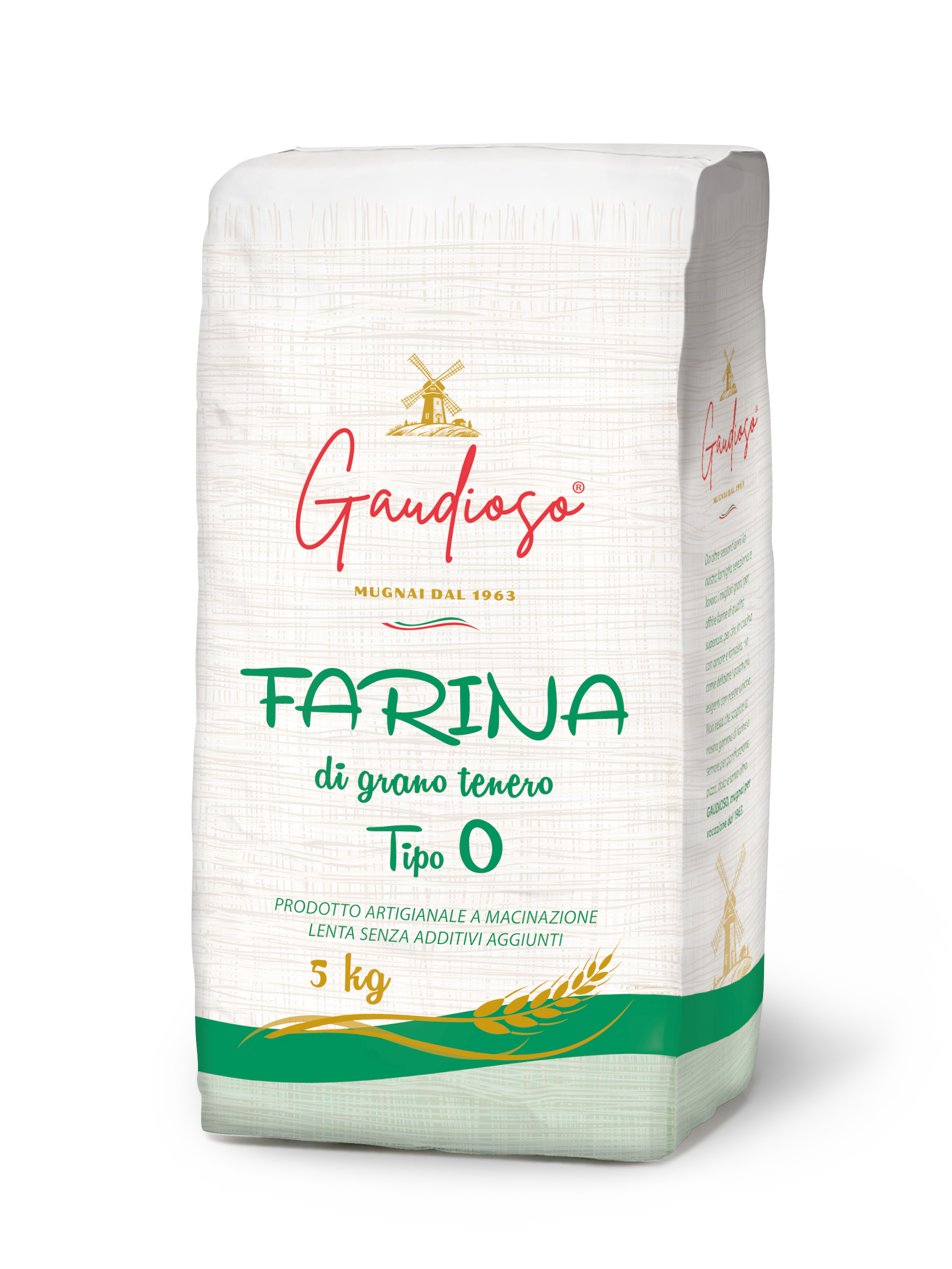 Farina di Grano Tenero Tipo "0" da 5kg.