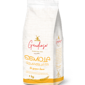 Semola Rimacinata di Grano Duro da 1kg.