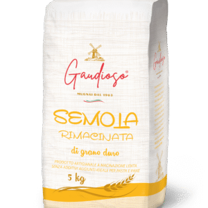 Semola Rimacinata di Grano Duro da 5kg.
