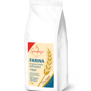 Farina di Grano Tenero Integrale "FINA" da 1kg.