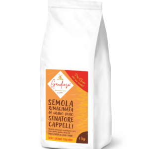 Semola Rimacinata di Grano Duro "Senatore Cappelli" da 1kg.