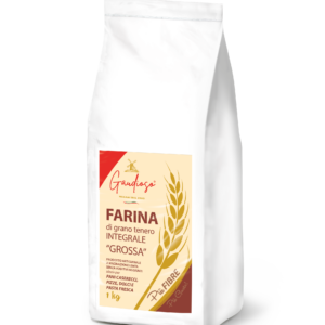 Farina di Grano Tenero Integrale "GROSSA" da 1kg.